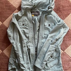 eddie bauer rain coat layerable